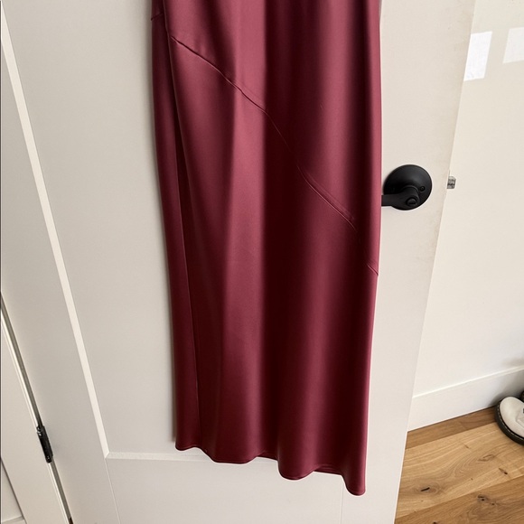 Petal & Pup Satin Tie-Shoulder Maxi Dress - Picture 9 of 9